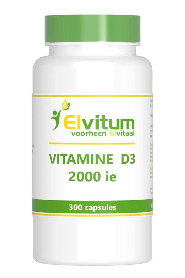 Elvitum Vitamine D3 2000IE Capsules