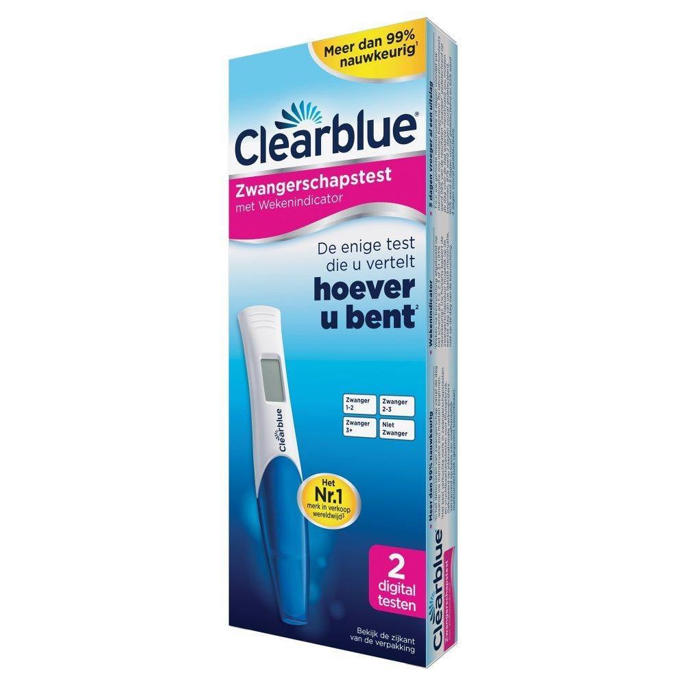 ClearBlue Zwangerschapstest Met Weken-indicator 2 digitale testen