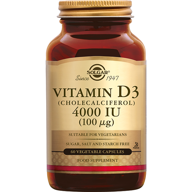 Solgar Vitamine D-3 4000 IU Capsules