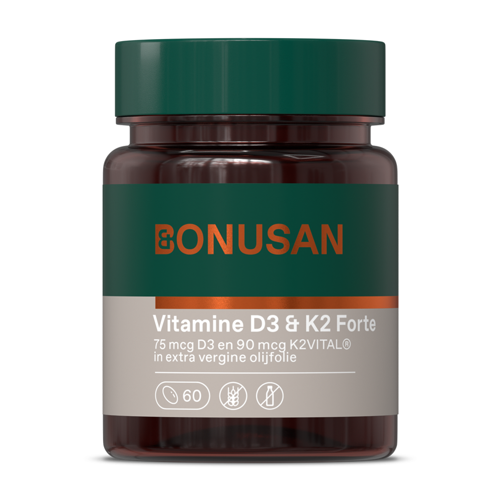 Bonusan Vitamine D3 & K2 Forte Softgels