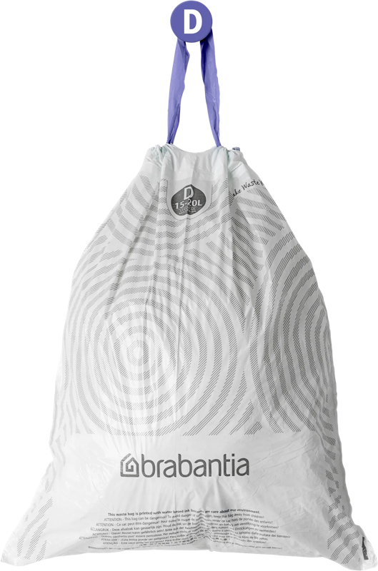 Brabantia Vuilniszakken Code D - 15-20 Liter (120 stuks)