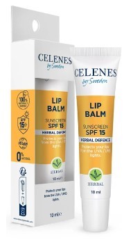 Celenes Lip balm sunscreen spf15 herbal defense 10 ML