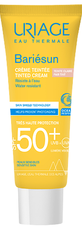 Uriage Bariésun getinte crème spf 50+ gouden tint 50 ML