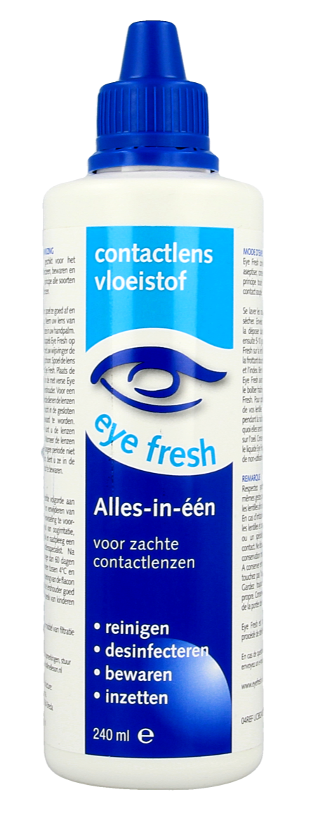 Eye Fresh Lenzenvloeistof Alles-In-1 Zacht 240ml