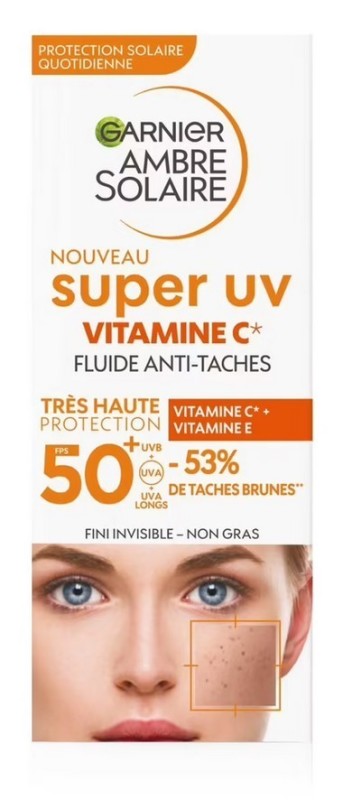 Ambre Solaire Fluid vitamine c super uv spf50+ 40 ML