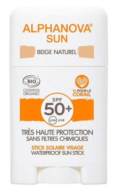 Alphanova Sun Sun face stick spf50 beige 12g