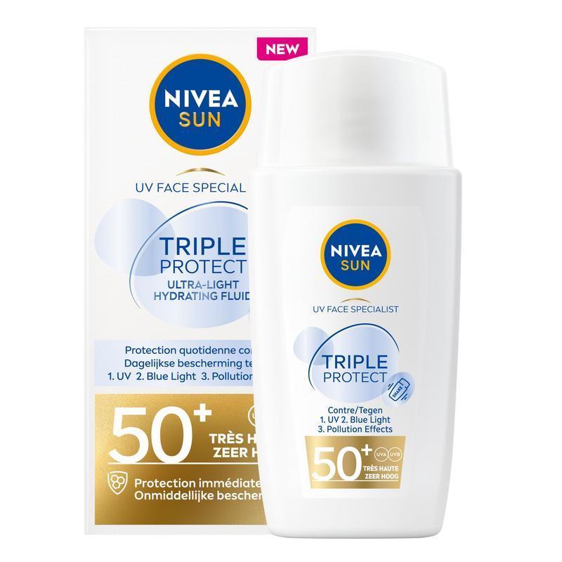 Nivea Sun triple protect spf50+ zonnebrandcrème 40 ML