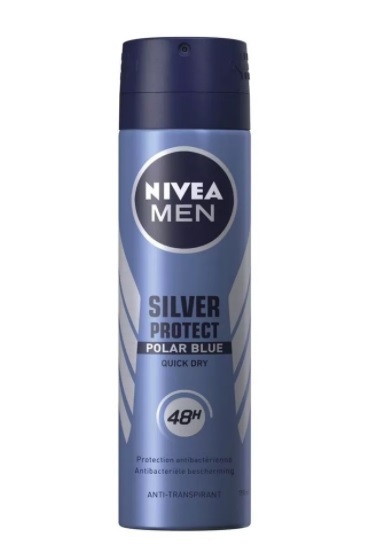 Nivea Men deospray silver protect polar blue 150ml