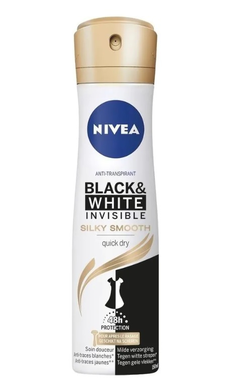 Nivea Deospray black & white silky 150ml