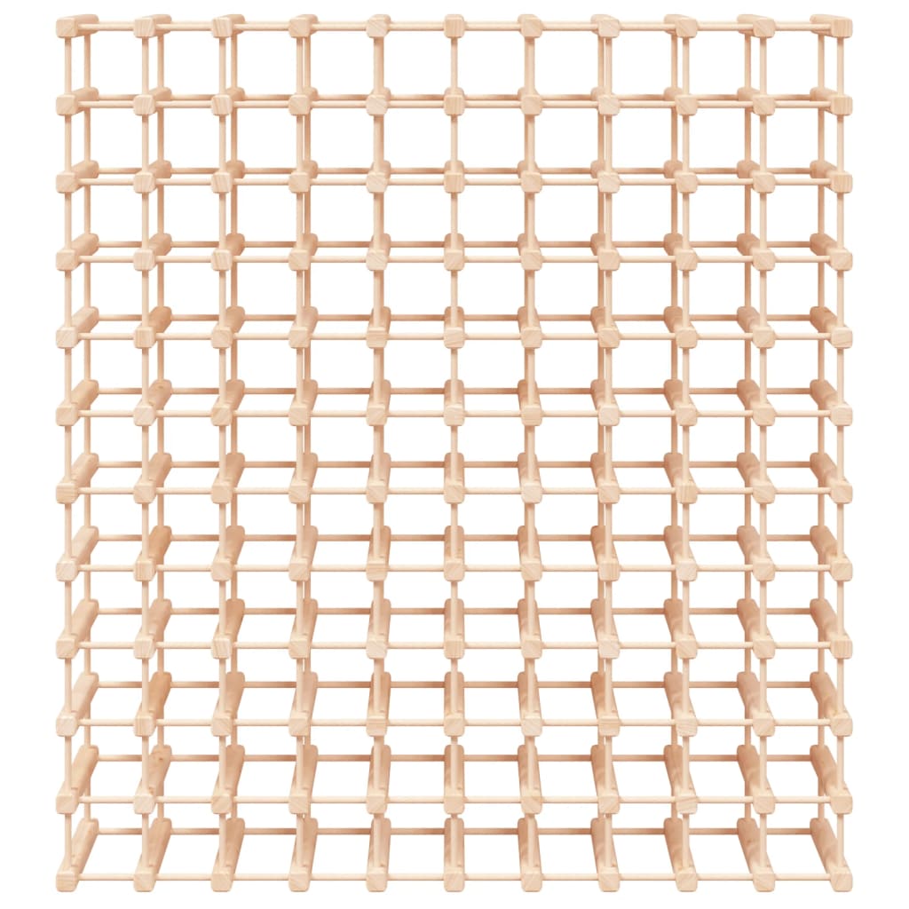 vidaXL Wijnrek voor 120 flessen 112,5x23x123,5cm massief grenenhout