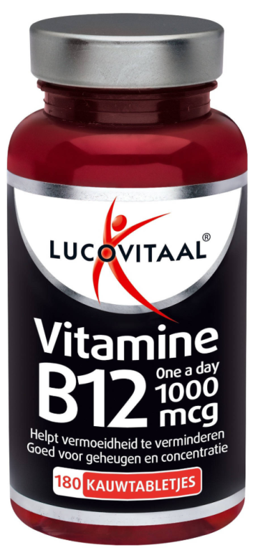 Lucovitaal Vitamine b12 1000mcg 180 kauwtabletten