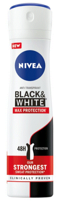 Nivea Deodorant spray black & white max protection 150ml