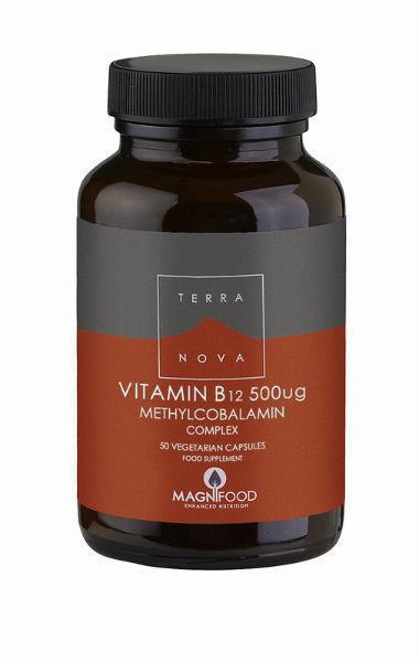 Terranova Vitamine b12 500 mcg complex 50 Capsules
