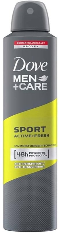 Dove Deospray men sport active + fresh 250 ML