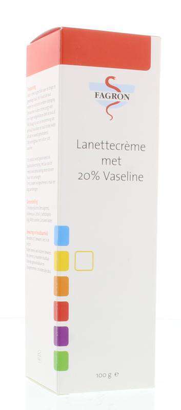 Fagron Lanette crème met 20% vaseline 100g