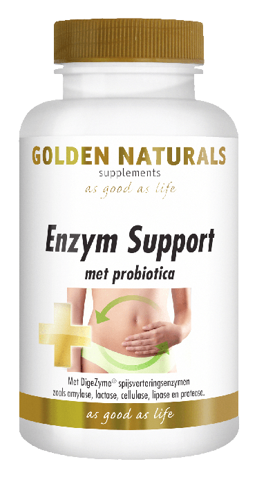 Golden Naturals Enzym support 60 vegetarische capsules