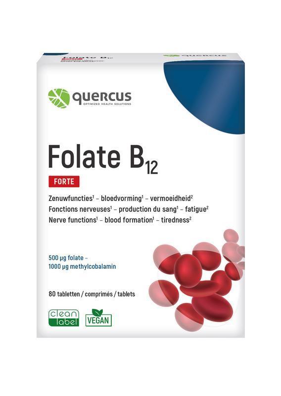 Quercus Folate b12 80 Tabletten