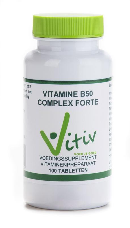 Vitiv Vitamine b50 complex 100tb
