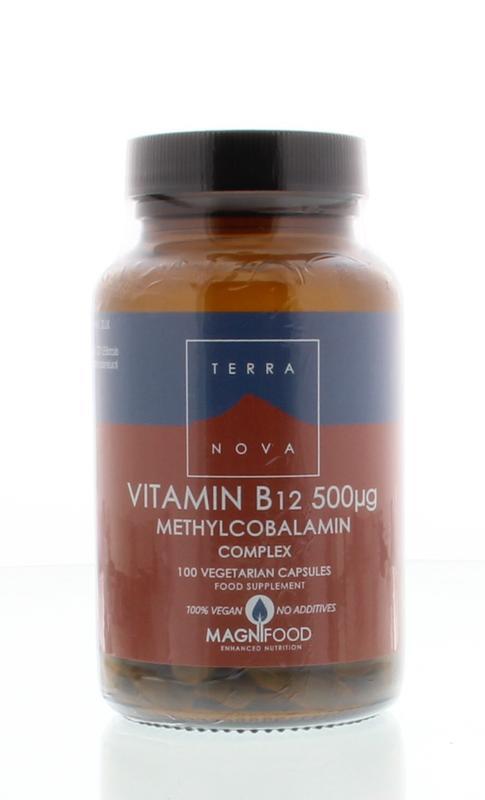 Terranova Vitamine b12 500 mcg complex 100 Capsules
