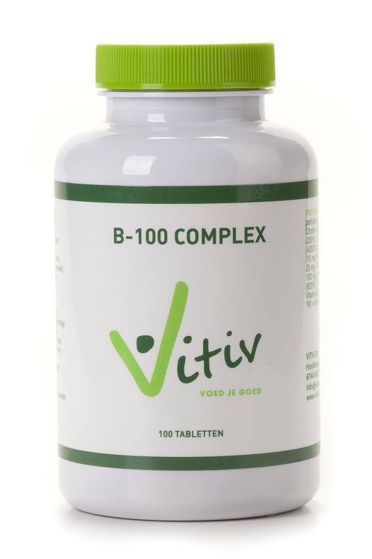 Vitiv Vitamine b-100 complex 100 tabletten
