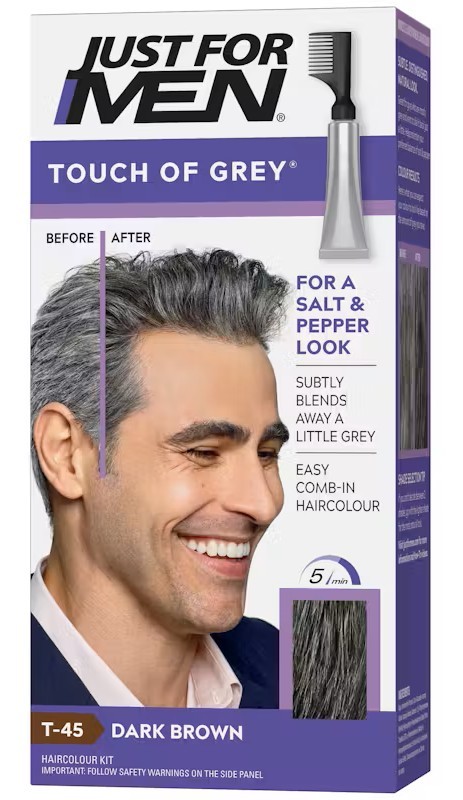 Just For Men Touch of grey donkerbruin t45 1 Stuk