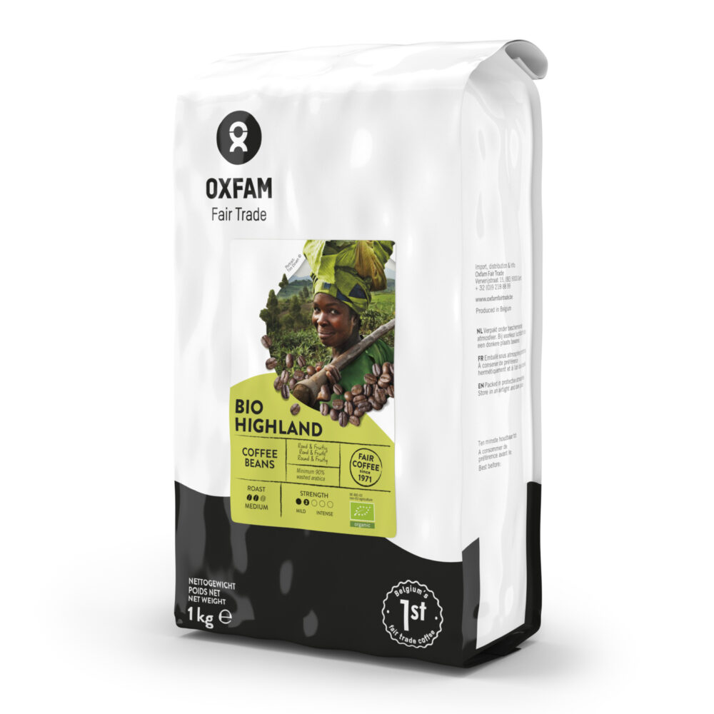 Oxfam fairtrade koffiebonen BIO HIGHLAND (1kg)