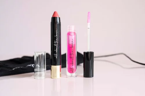 Pouch Cosmetics Pouch Lip&Cheek Cool Pink
