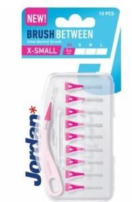 Jordan Interdentaal brush between xsmall 0,4 mm 10 Stuks