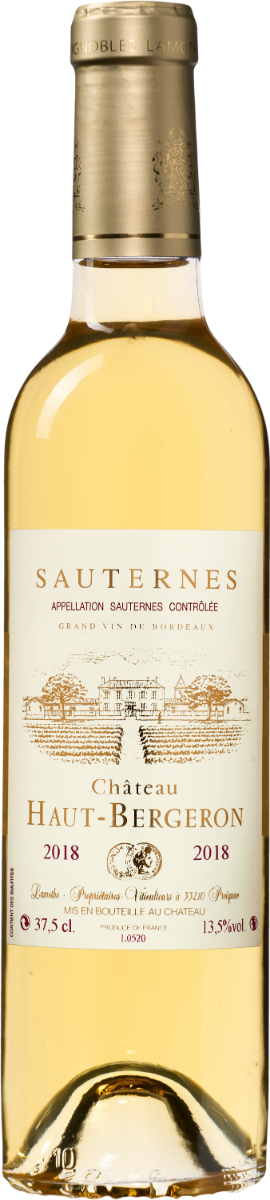 Wijnbeurs Château Haut-Bergeron Sauternes (375 ml)