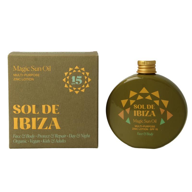 Sol de ibiza Zonneolie beschermend & herstellend spf15 bio 30 ML