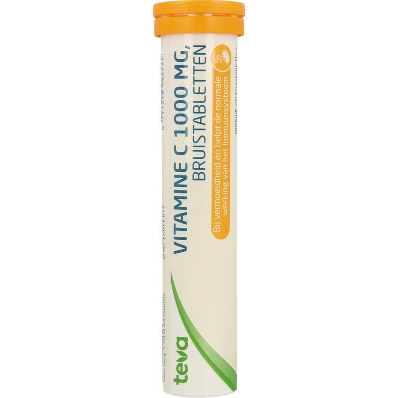 Teva Vitamine c 1000 mg bruistabletten 20 Tabletten