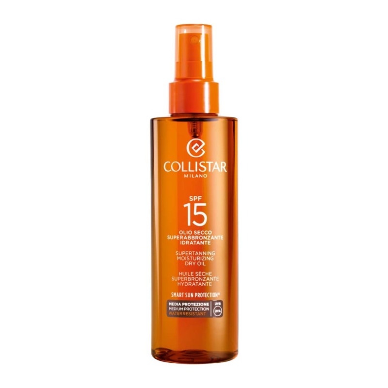 Collistar Zonnebrand supertanning spray dry oil spf15 200 ML