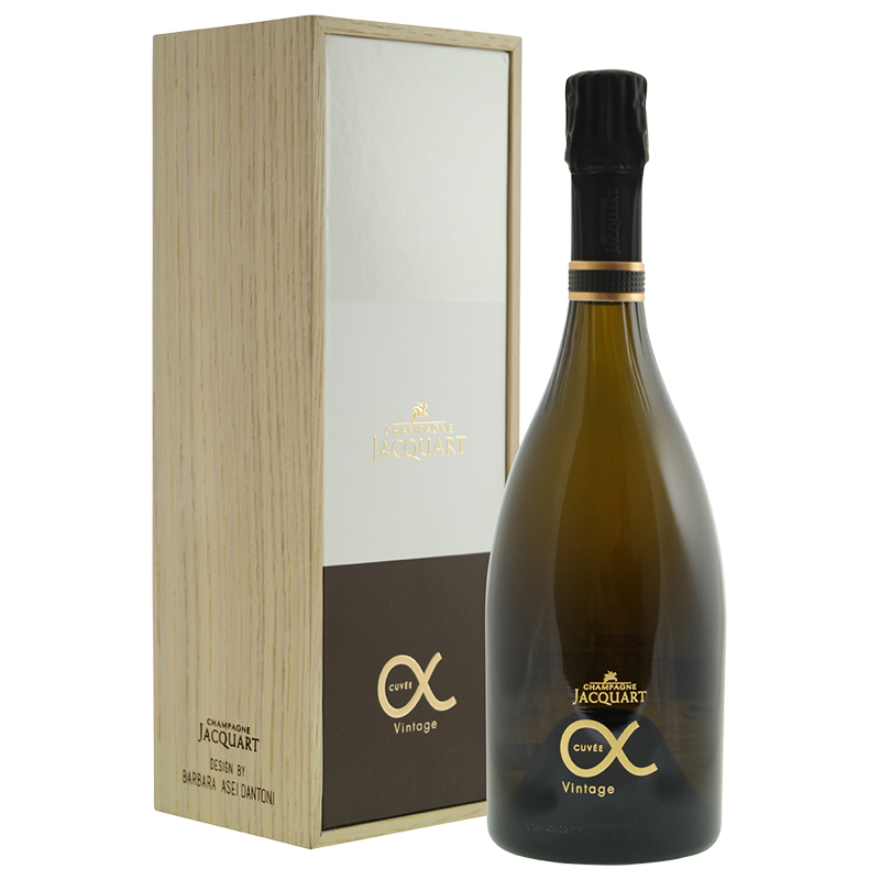 Champagne Jacquart Jacquart Cuvée Alpha brut 2012 (in giftbox) op verzoek bestelbaar