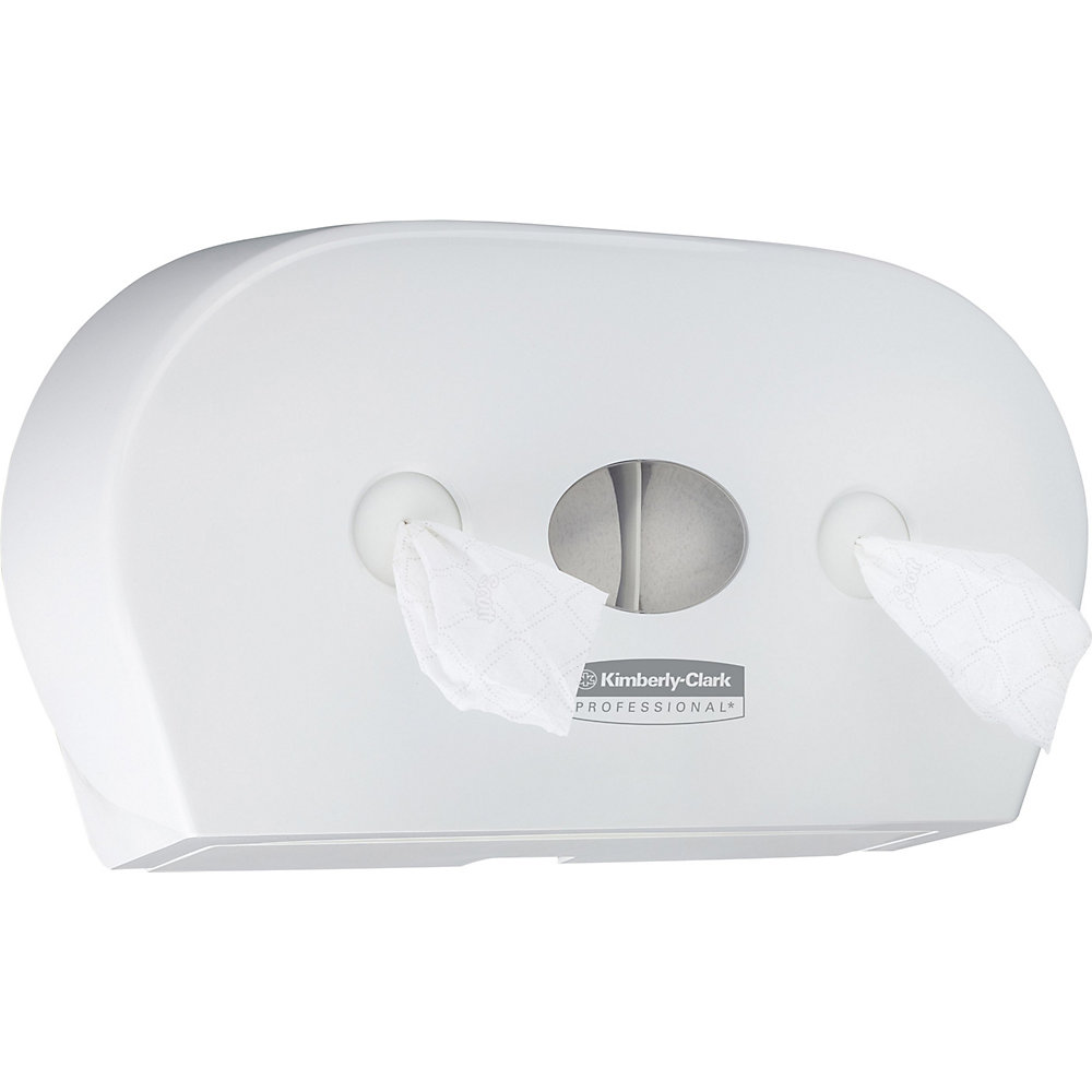 Kimberly-Clark Scott Control™-minidispenser voor toiletpapier 7186, centrale afgifte, kunststof, wit