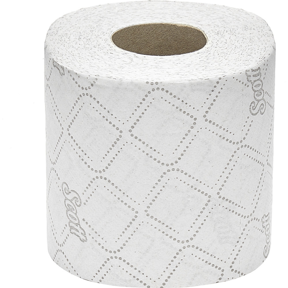 Kimberly-Clark Scott ESSENTIAL™-toiletpapier, 2-laags, VE = 64 stuks x 350 vellen, wit