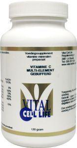 Vital Cell Life Vitamine c multi element gebufferd poeder 120 Gram