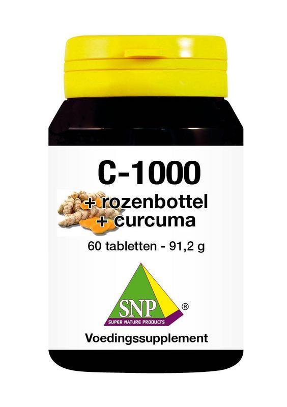 SNP Vitamine c + rozenbottel + curcuma 1000 mg 60 Tabletten
