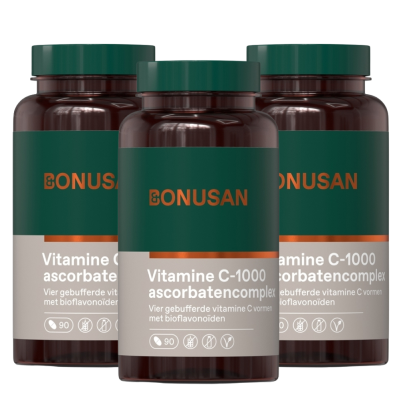 Bonusan Vitamine c1000 ascorbatencomplex 270 Tabletten