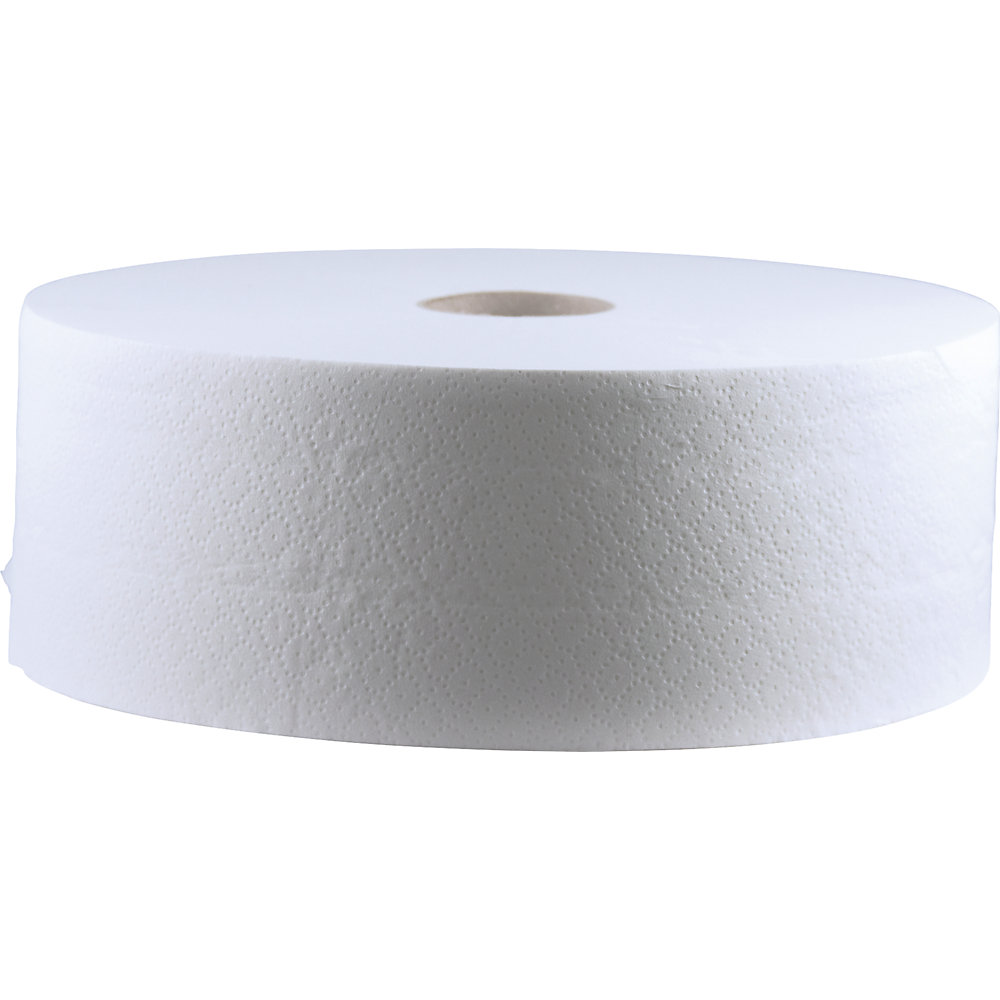 CWS Toiletpapier grote rollen tissue, recycling, 2-laags, wit, VE à 6 rollen
