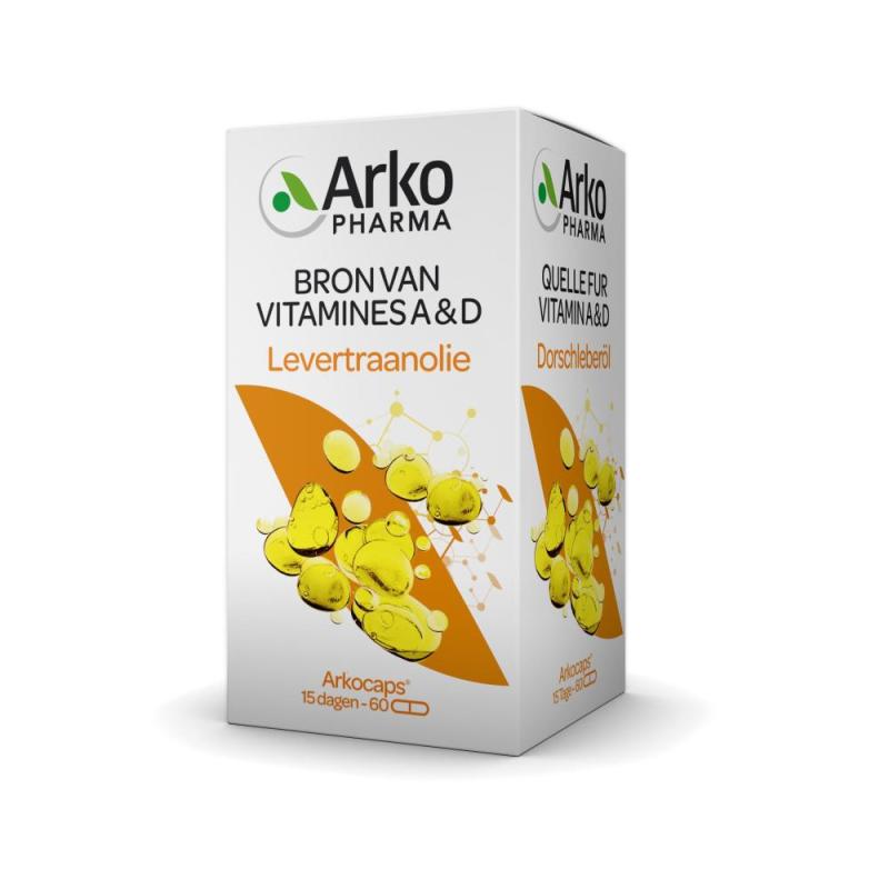 Arkocaps Levertraanolie 60 Capsules