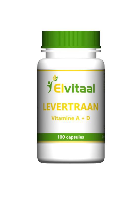 Elvitaal Levertraan a d3 100cap