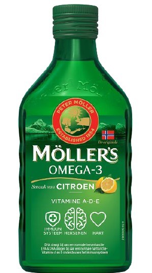 Mollers Omega-3 levertraan citroen 250ML