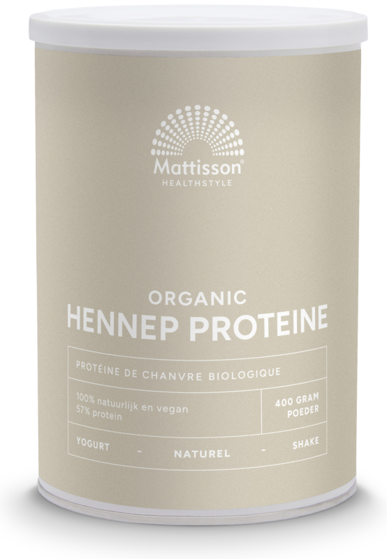 Mattisson Biologische hennep proteïne 400g