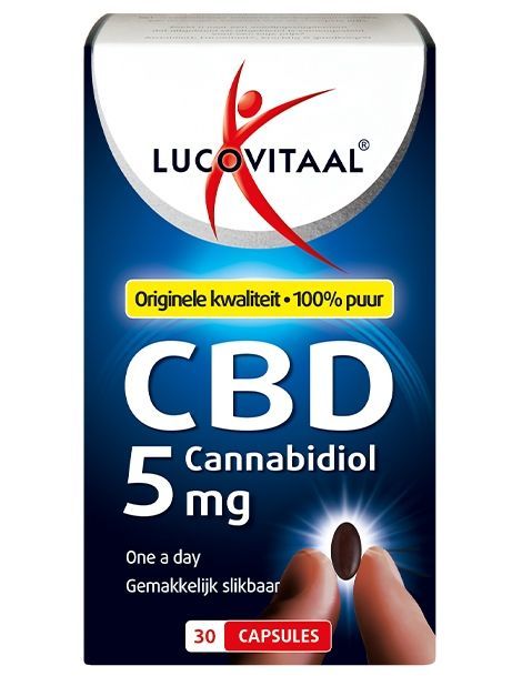 Lucovitaal Cbd cannabidiol 5 mg 90 capsules