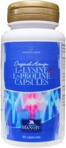 Hanoju L-lysine & l-prolin 480mg 90vc