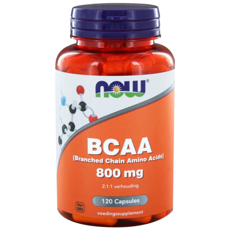 Now Bcaa 800 mg 120 capsules