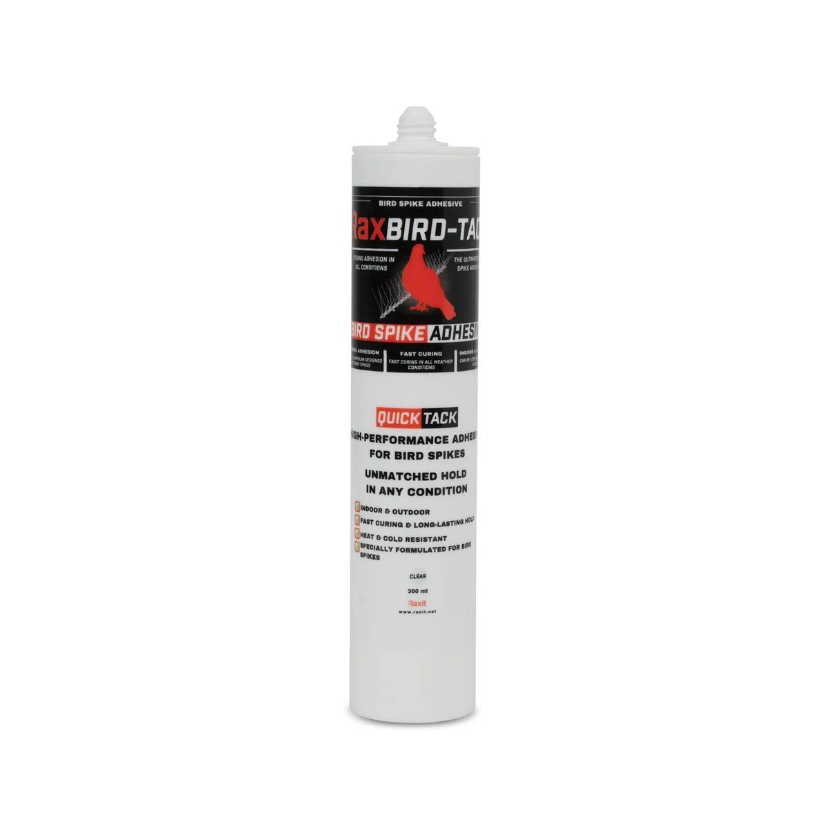 Raxit Raxbird-Tack Quick Tack 300ML Transparante kit voor duivenpinnen
