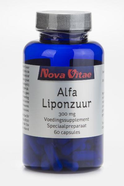 Nova Vitae Alfa liponzuur 300 mg 60 capsules