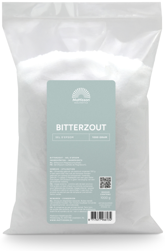Mattisson Bitterzout epsom navulzak 1000g