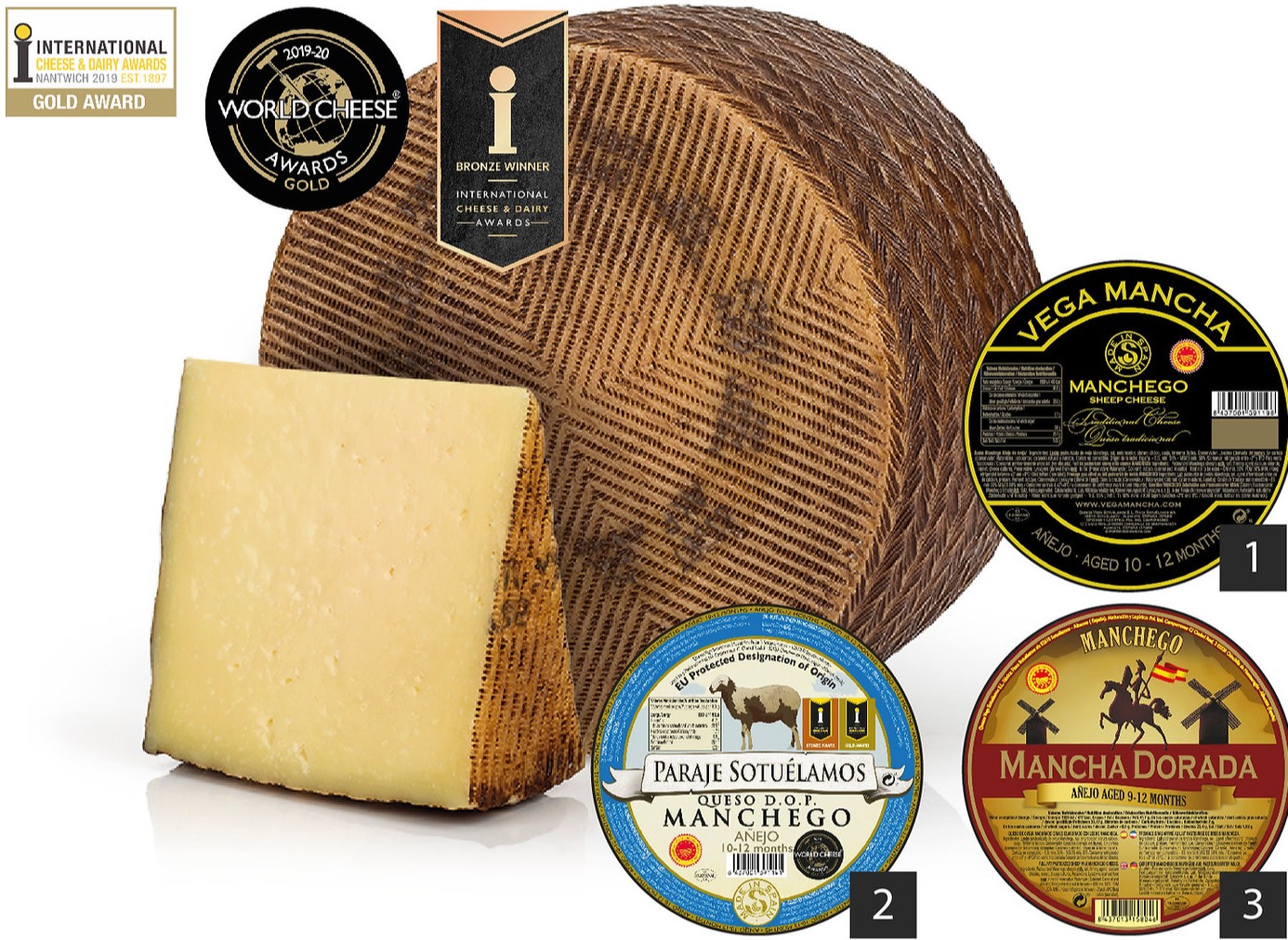 1,5kg Oude Manchego PDO 9 maanden 50+
